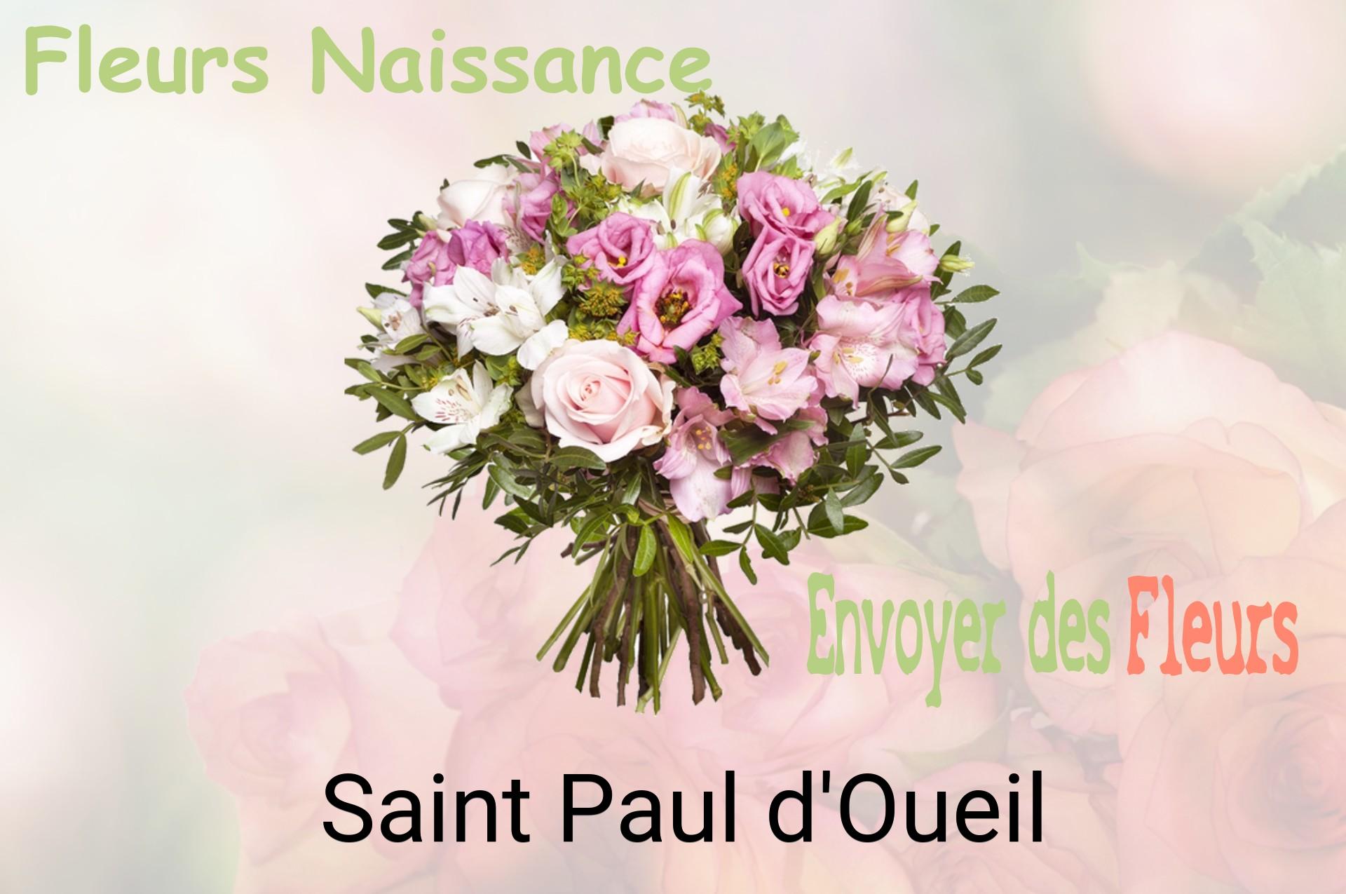 Bouquet de fleurs de naissance livré à Saint-Paul-d'Oueil